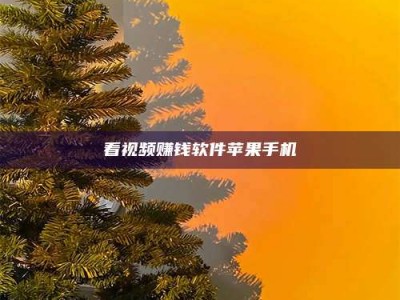 邳州看视频赚钱软件苹果手机